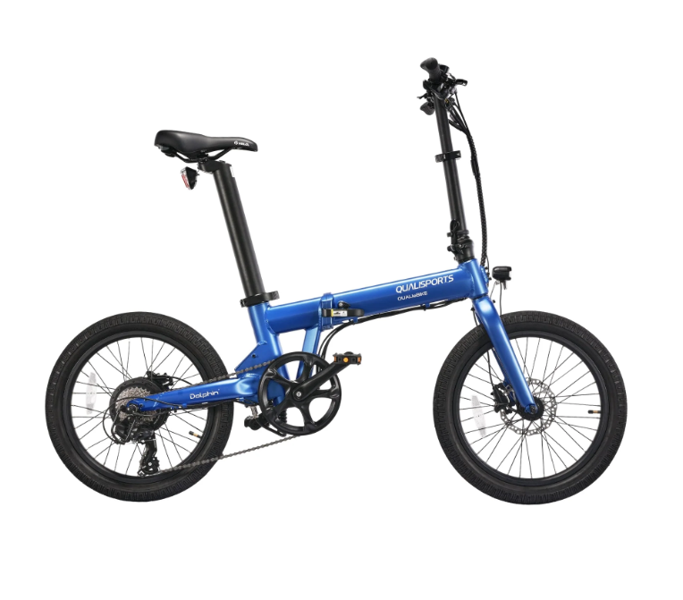 delphin kinderfahrrad Qualisports 350W Dolphin Folding Electric Bike