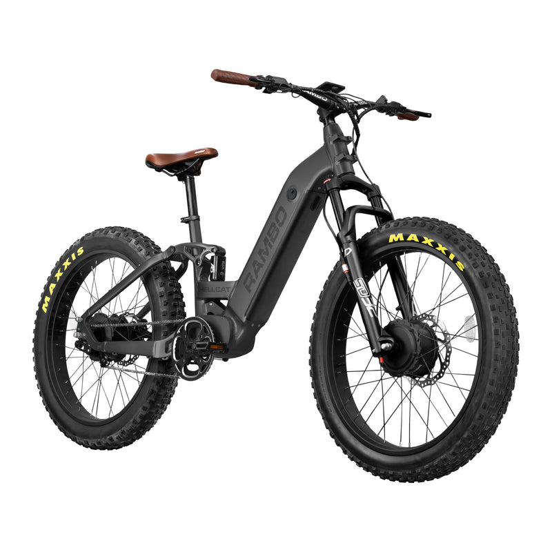 Electric Bike Rambo Hellcat Grey Right Angle