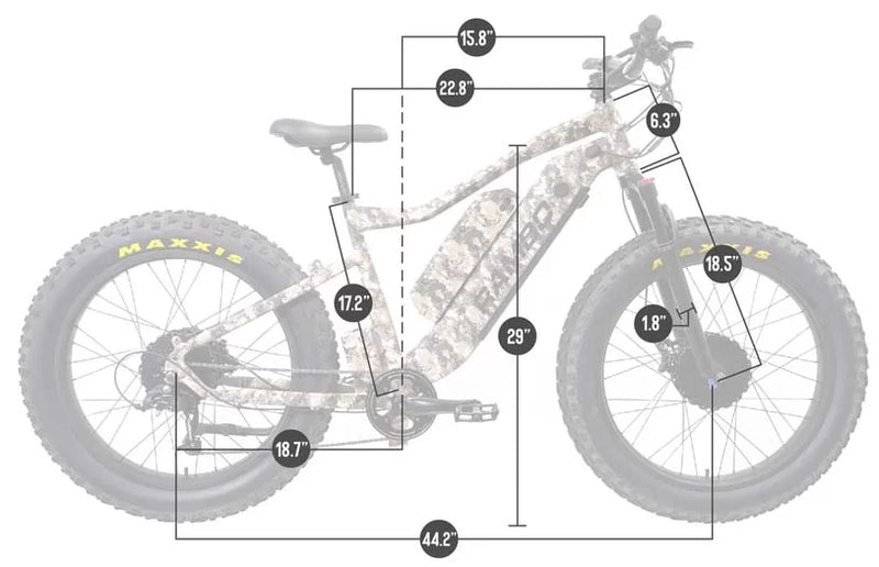 Rambo 1000W Megatron 2.0 Dual Motor All Wheel Drive Electric Bike