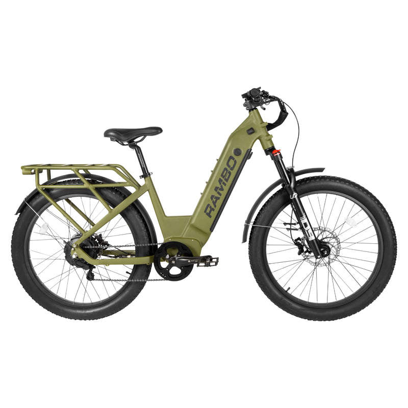 Electric Bike Rambo Nomad 2.0 Green Right