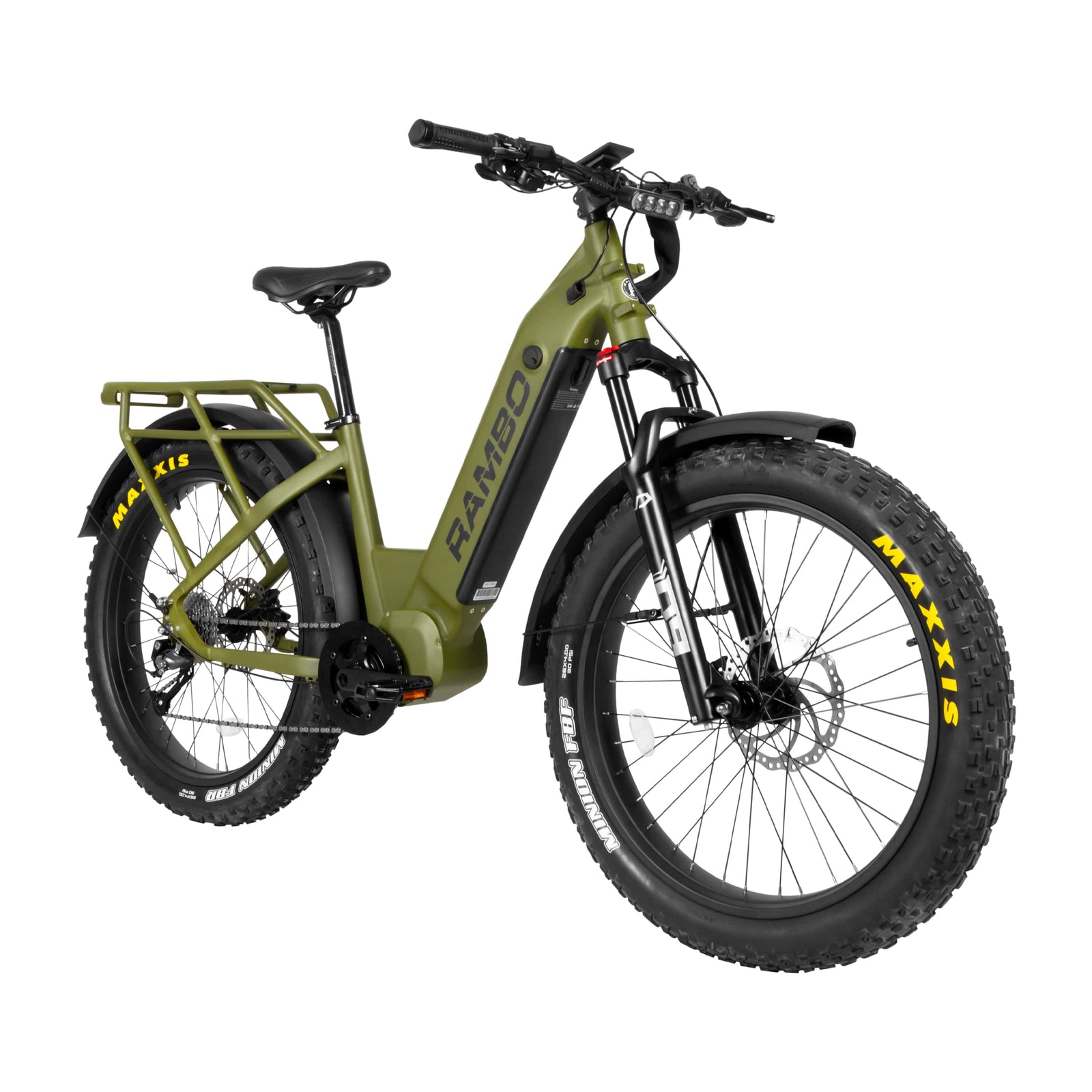 Rambo 1000W Rebel 2.0 Single Speed Step-Thru Electric Bike