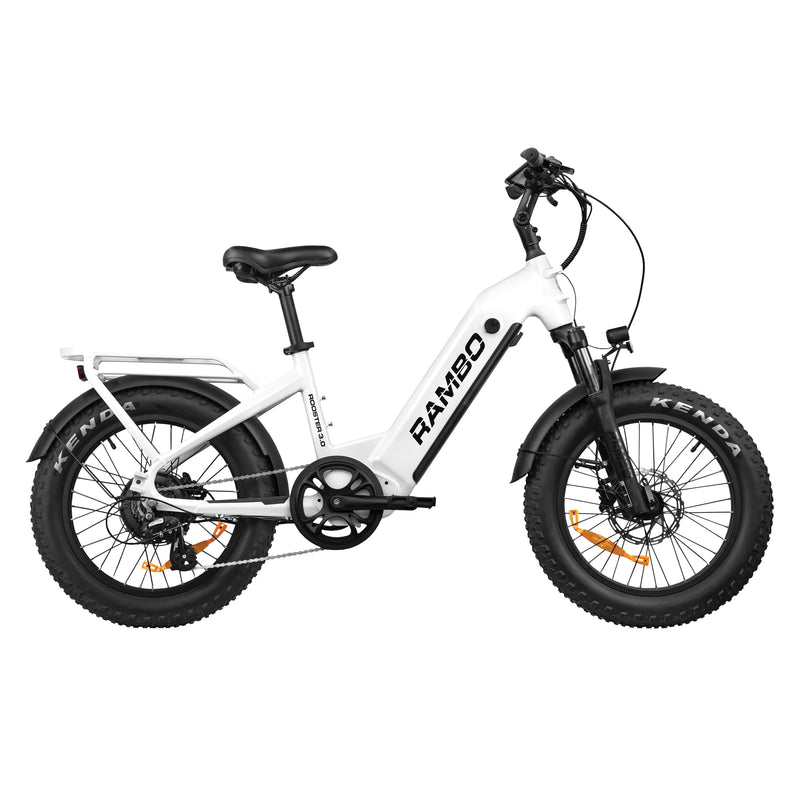 Electric Bike Rambo Rooster 3.0 White Right