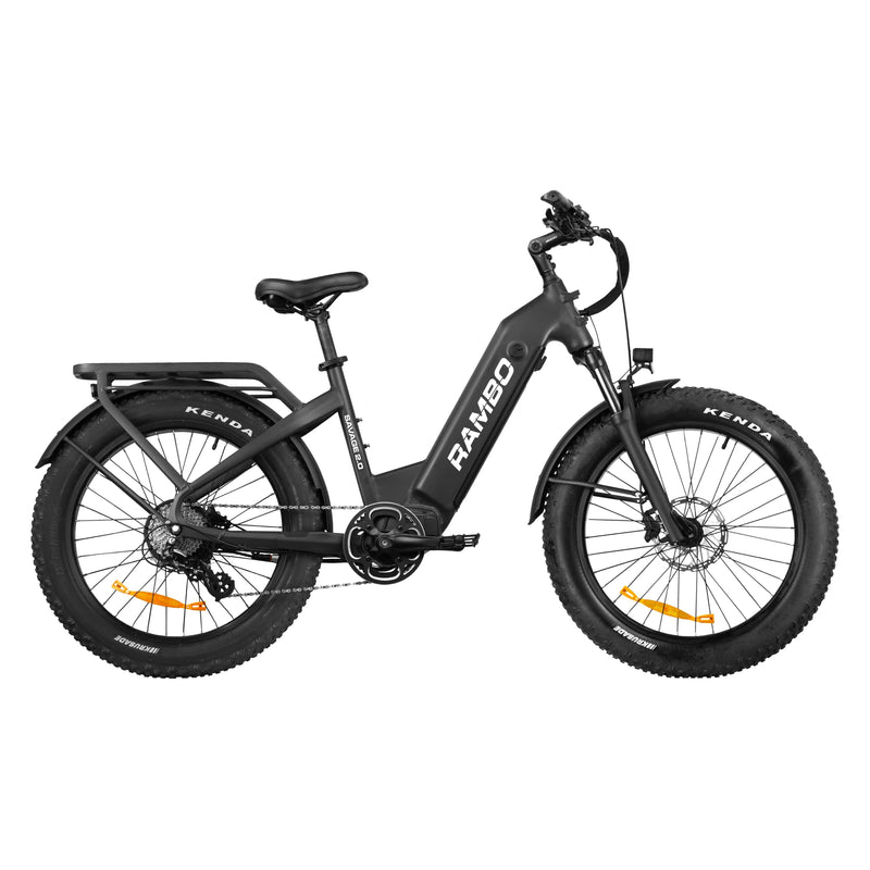 Electric Bike Rambo Savage 2.0 Black Right