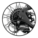 Electric Bike Rambo Savage 2.0 Derailer