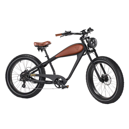 Electric Bike Revi Bikes Cheetah Plus Brown Black 1