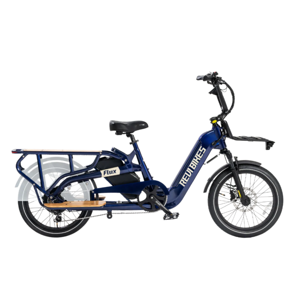 ryobi electric bicycle eBike Revi Runabout.2 - Pink More Power For More Cargo The 750W powerful motor can reach a peak output of 1200W and torque of 85 Nm which is perfect for boosting up steep hills and holding speed with heavy cargo loads up to 440 lbs ebike customize with Ryobi Battery