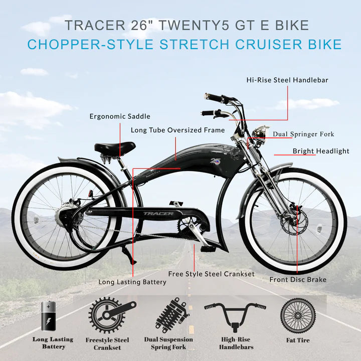 Electric Bike Tracer Twenty5 DS Features