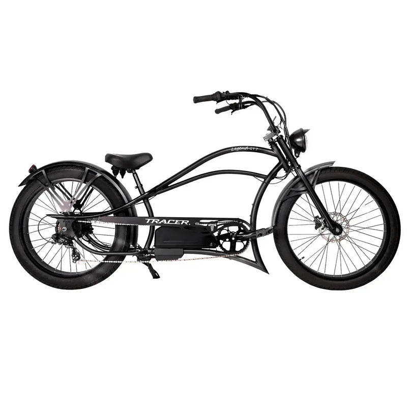 electric bicycle cruiser Tracer 1000W 48V Legend GT7 Chopper Stretch Cruiser Fat Tire Electric Bike