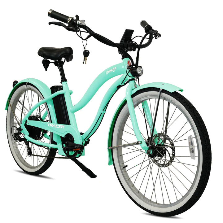 Electric Bike Tracer Omega Womens Green Right Front