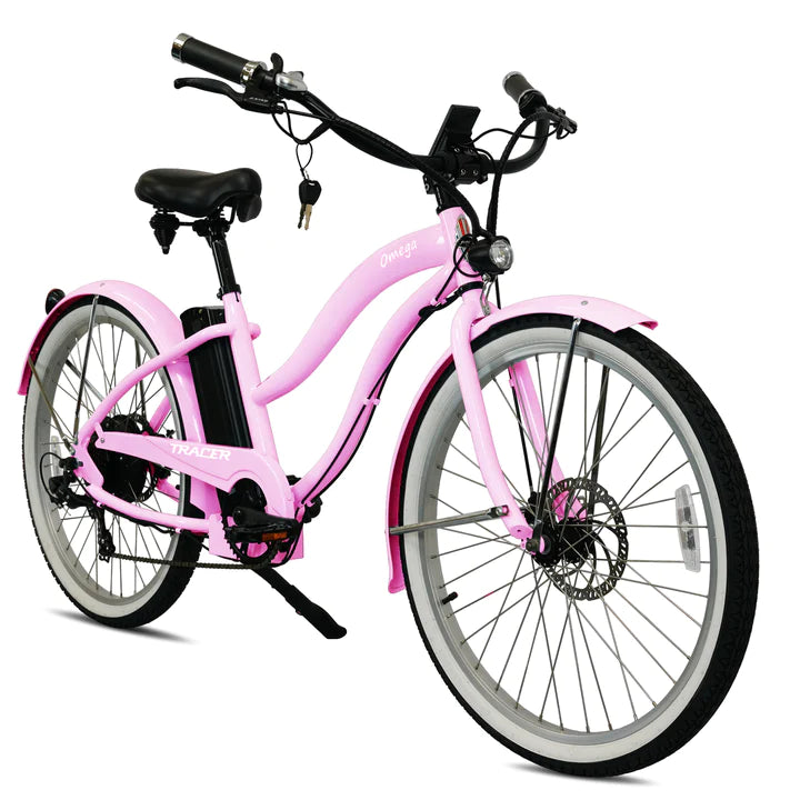 Electric Bike Tracer Omega Womens Pink Right Front