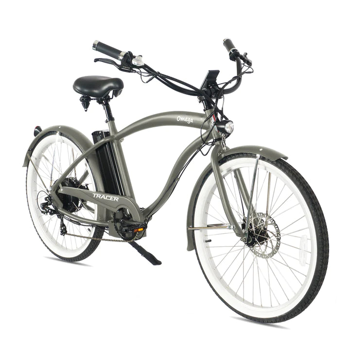 Tracer 500W 26" Omega Men's Beach Cruiser Electric Bike