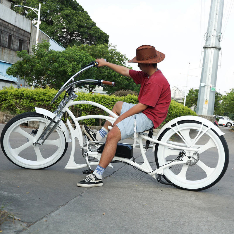 Stretch Mini Raptor Tracer 800W Raptor Pro DS Chopper Stretch Cruiser Electric Bike