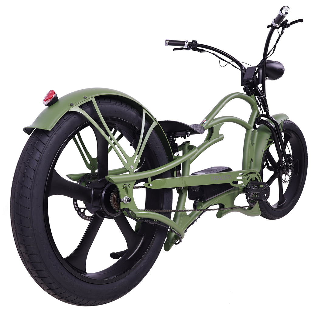 Stretch Mini Raptor Tracer 800W Raptor Pro DS Chopper Stretch Cruiser Electric Bike