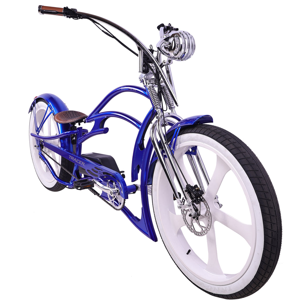 Stretch Mini Raptor Tracer 800W Raptor Pro DS Chopper Stretch Cruiser Electric Bike