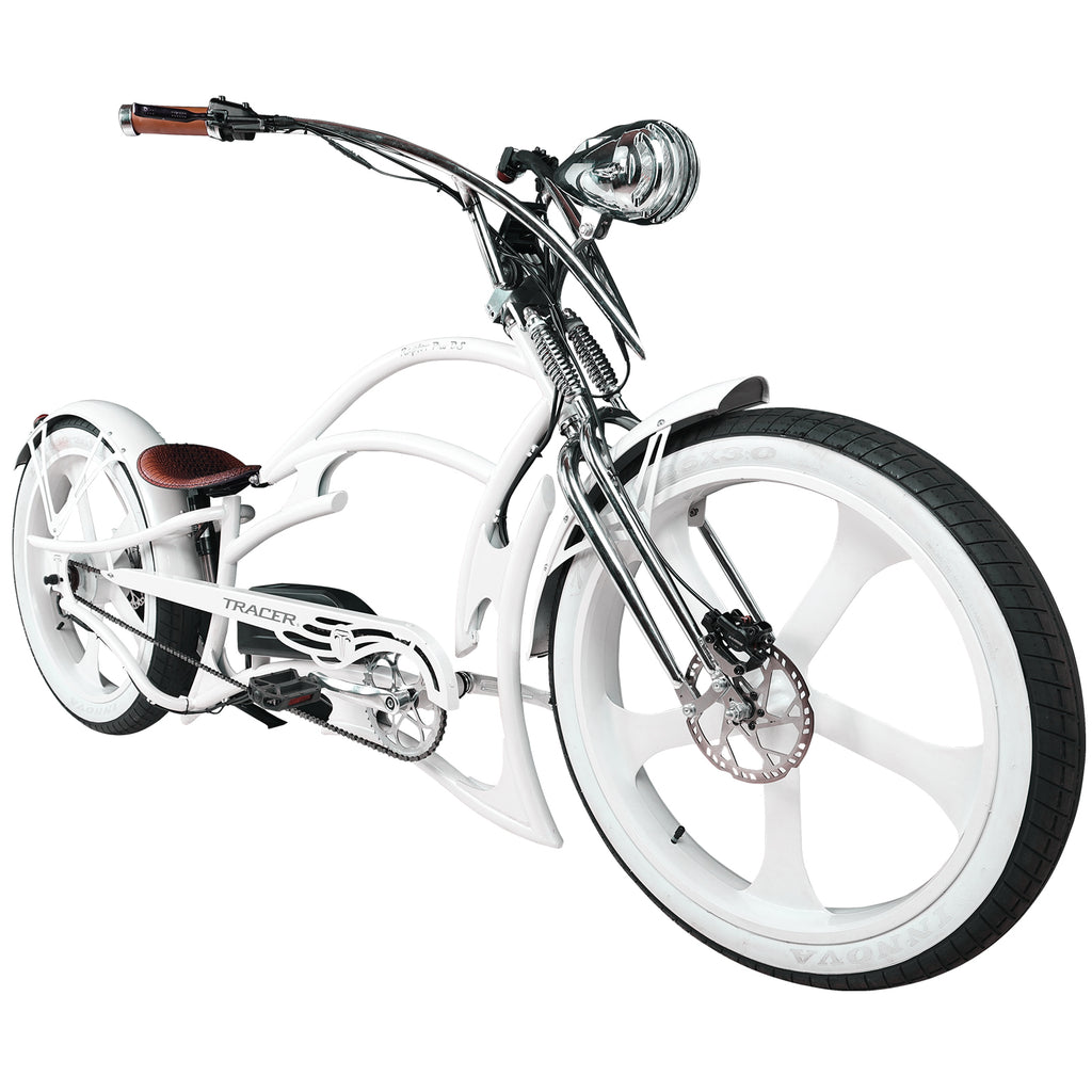 Stretch Mini Raptor Tracer 800W Raptor Pro DS Chopper Stretch Cruiser Electric Bike