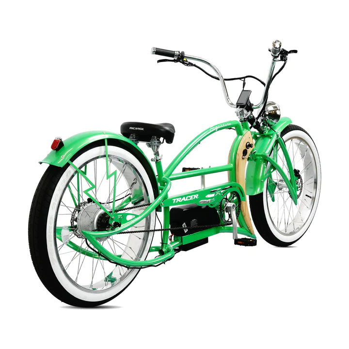 Electric Bike Tracer Green Right Rear