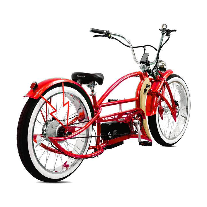 Electric Bike Tracer Red Right Rear