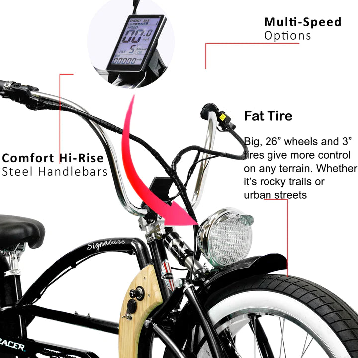 Electric Bike Tracer Signature Speedometer