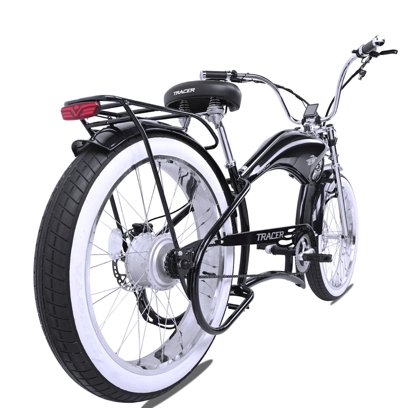 e-chopper electric bicycle Tracer 800W Twenty5 Chopper Stretch Cruiser Electric Bike