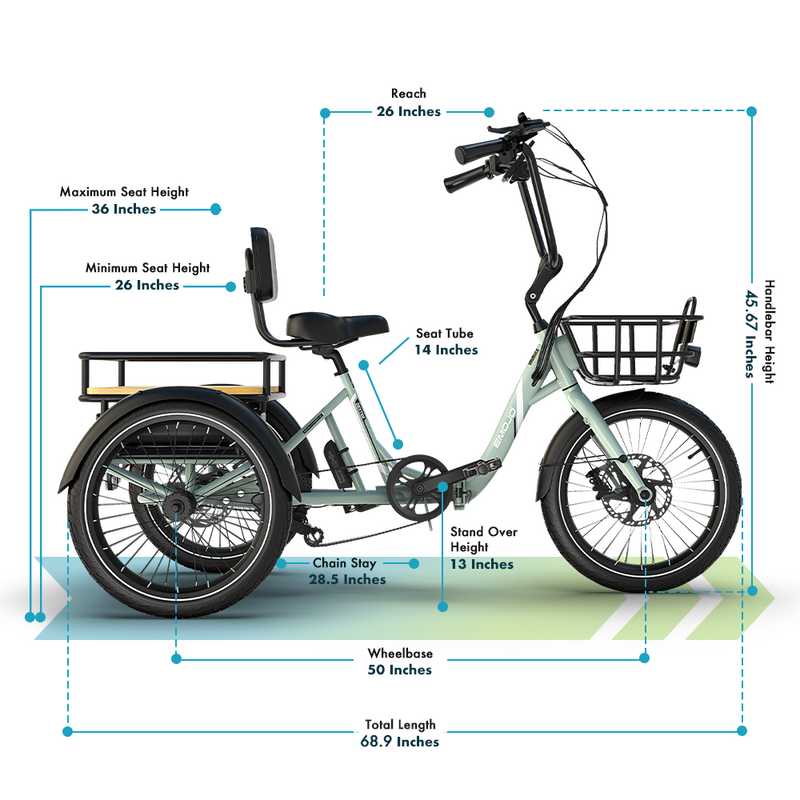 Emojo 500W Dexter Electric Trike