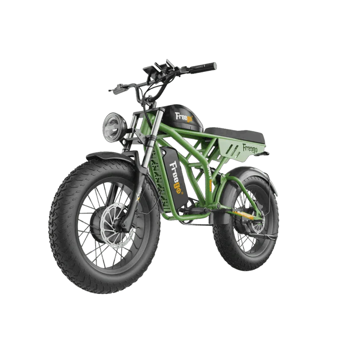 Electric Bike Freego Flash F3 Pro Green Left 1