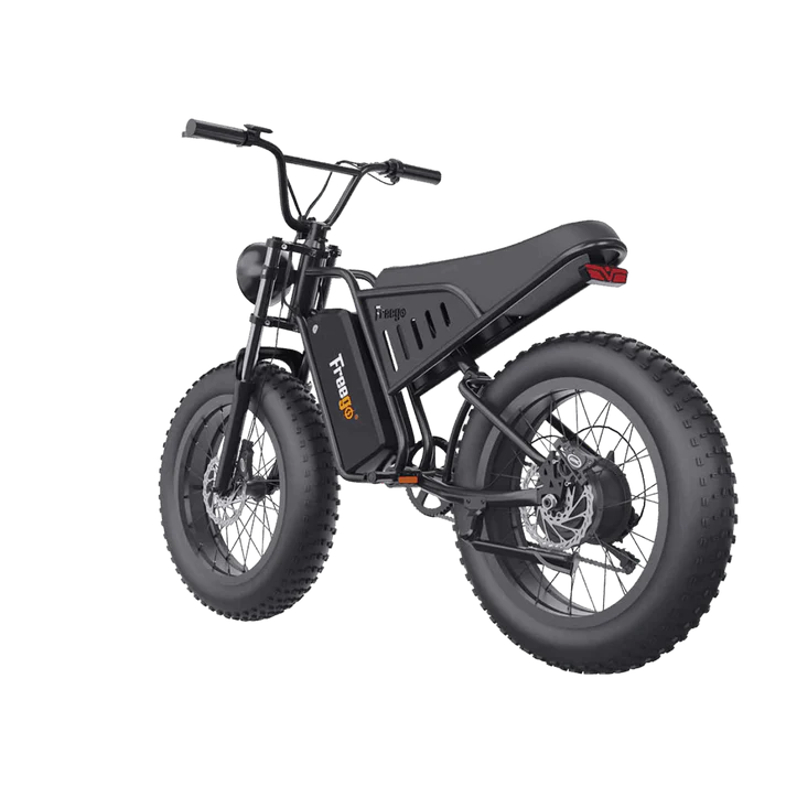 Electric Bike Freego S1 Cafe Racer Black Back