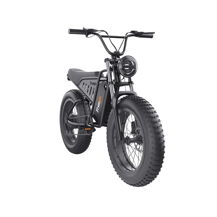 Electric Bike Freego S1 Cafe Racer Black Front