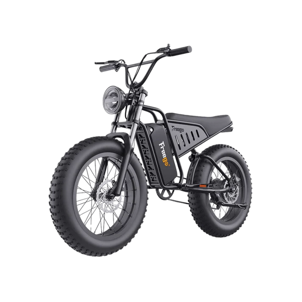 Electric Bike Freego S1 Cafe Racer Black Left
