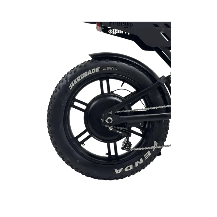 Electric Bike Freego Shotgun Prime F2  Pro Max Black Rear Wheel