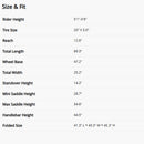 Electric Bike AddMotor M-315 dimensions