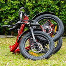 Electric Bike Addmotor Citytan Red folded 