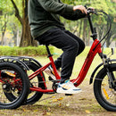 Electric Bike Addmotor Citytan a man riding on