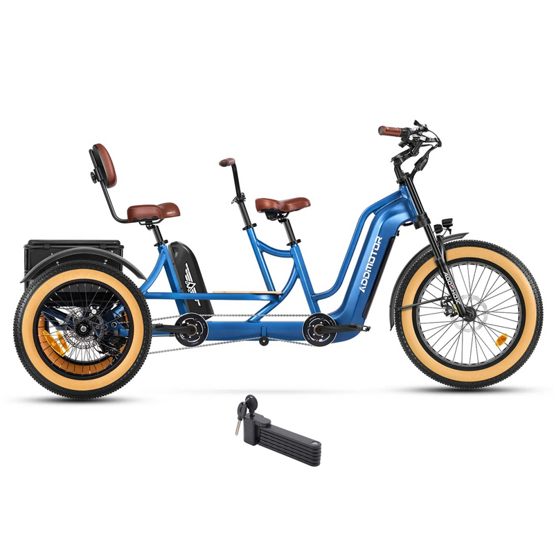 Addmotor M-380 Tandem eTrike – Dual Rider Electric Trike