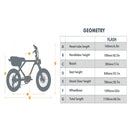 Electric Bike Eunorau Flash Powerful drive dimension