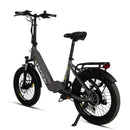 Electric Bike Eunorau META Foldable Step-Thru Black Back