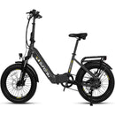 Electric Bike Eunorau META Foldable Step-Thru Black left