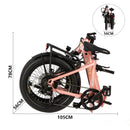 Electric Bike Eunorau META Foldable Step-Thru Fold