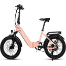 Electric Bike Eunorau META Foldable Step-Thru Pinkleft