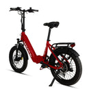 Electric Bike Eunorau META Foldable Step-Thru Red Back