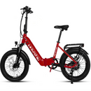 Electric Bike Eunorau META Foldable Step-Thru Red left