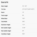 Electric Bike Addmotor M-380 Tandem size