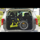 Electric Bike Addmotor SpytanX folded at the back of a car