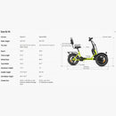 Electric Bike Addmotor SpytanX measurement size