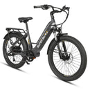 Electric Bike Eunorau META Step-Thru Black Front