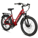 Electric Bike Eunorau META Step-Thru Red front