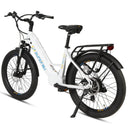Electric Bike Eunorau META Step-Thru White Back