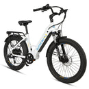 Electric Bike Eunorau META Step-Thru White Front