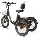 Electric Bike Eunorau ONE-TRIKE_ Black Cargo back