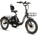 Electric Bike Eunorau ONE-TRIKE Black front