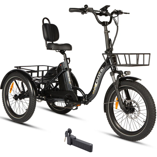 Eunorau 500W ONE-TRIKE Rear Drive Step-Thru Folding Electric Bike